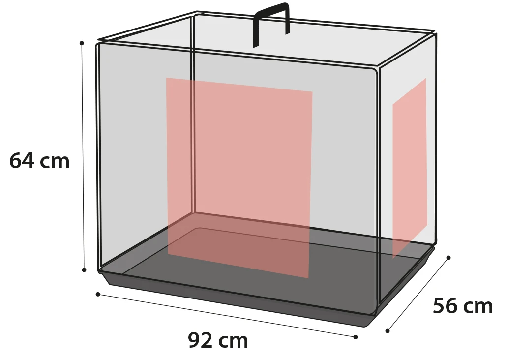 Flamingo Cage Pour Chien Mezo Noir L 56x92x64cm 2 Flamingo Cage Pour Chien Mezo Noir L 56x92x64cm – Image 2