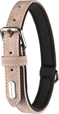 Flamingo Collier Delu Taupe 47/57cm 30mm