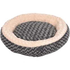 Flamingo Panier Cuddly Rond Gris Dia. 70x18cm