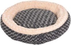 Flamingo Panier Cuddly Rond Gris Dia. 70x18cm