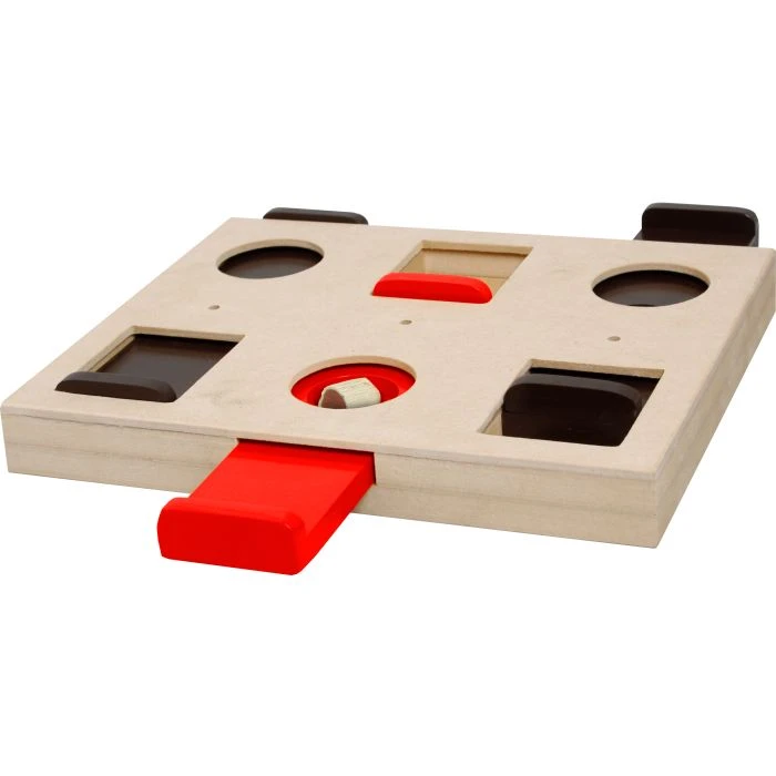 Flamingo Jouet Chien Wooden Brain Train Diana-26x29,5cm 1 Flamingo Jouet Chien Wooden Brain Train Diana-26x29,5cm