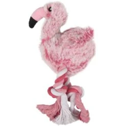 Flamingo Jouet Chien Peluche Andes Flamant Rose 36cm