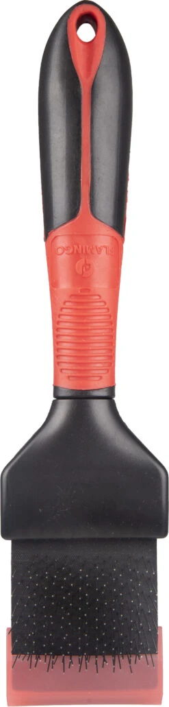 Flamingo Brosse Slicker Douce S 2in1 + Poignée -Flamingo 238eac1b9b73de96b60c902ea6f5477108abfd7d5c0458860b7f9a52e51a690c