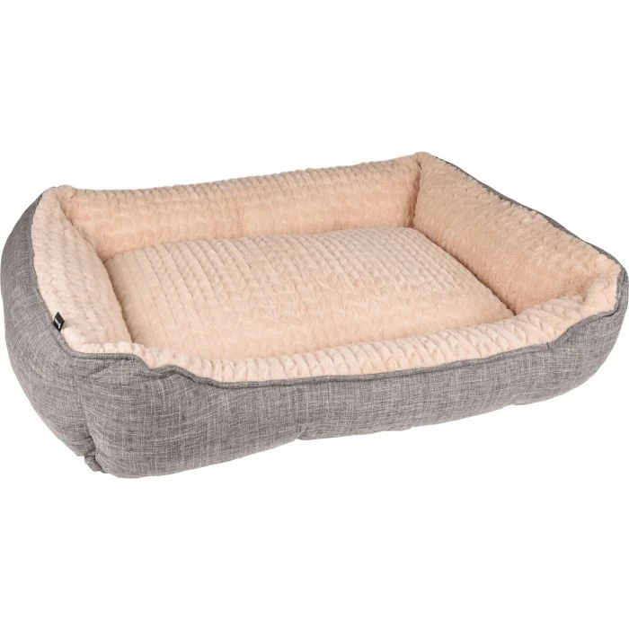 Flamingo Panier Pour Chien Zupo Rectangulaire Gris 90x65x25cm 1 Flamingo Panier Pour Chien Zupo Rectangulaire Gris 90x65x25cm