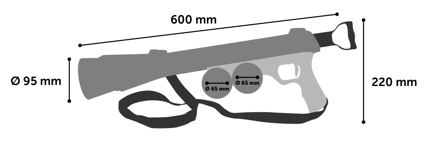 Flamingo Bazooka Shooter+ Balle De Tennis 3 Flamingo Bazooka Shooter+ Balle De Tennis – Image 3