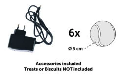 Flamingo Jouet Chien Elton Interactif Distributeur Automatique De Friandises+balles De Tennis 33x24x29cm -Flamingo 2c0e4d1e6d0f1414d98f7b1c765ed05c7f0ebfe9e9ca8c14439e21a2858e188e 1