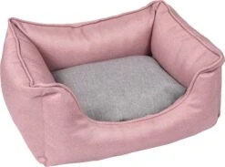 Flamingo Panier Gora Rectangulaire+passepoil Rose 50x40x20cm