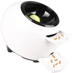 Flamingo Jouet Chien Elton Interactif Distributeur Automatique De Friandises+balles De Tennis 33x24x29cm -Flamingo 39b337cc6aa9e4c0c062cb40a83cfa61c956cabac425f5c059ff90c451914165