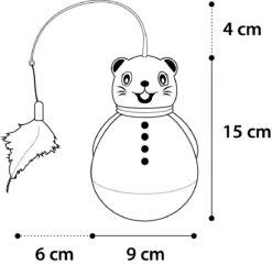 Flamingo Jouet Pour Chat Oscillant Souris -Flamingo 458cda5508d6fecd963e21e0c9a178346943fdf0c0f0dffdf5fdf3aaf7de0a67