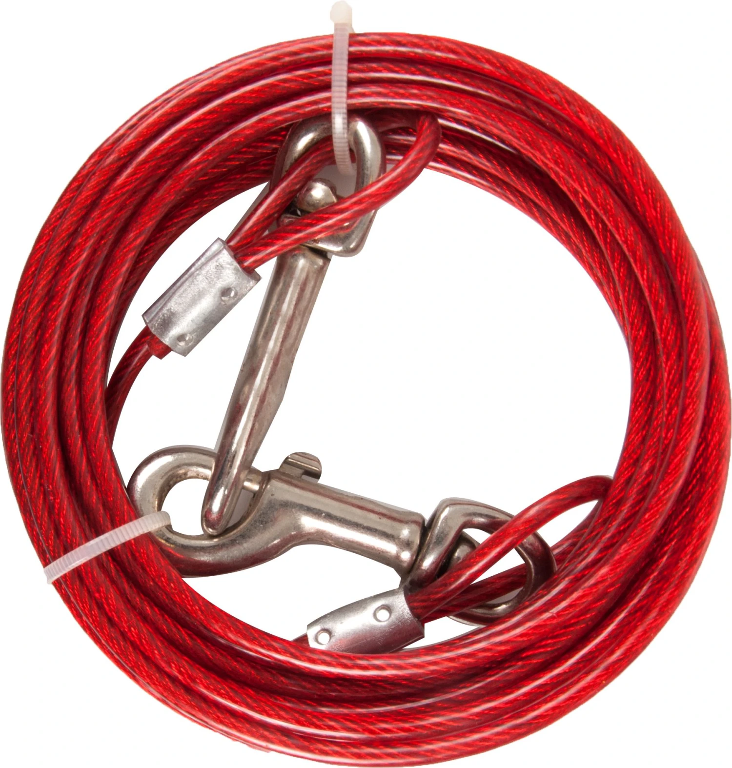 Flamingo Câble De Niche Plastifié Rouge 5m 4mm 1 Flamingo Câble De Niche Plastifié Rouge 5m 4mm