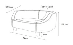 Flamingo Sofa Emerald Vert M 74x52,5x27,5 Cm -Flamingo 520599 T 01