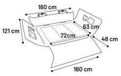 Flamingo Housse Pour Coffre De Voiture Moco Noir 163x125cm 13 Flamingo Housse Pour Coffre De Voiture Moco Noir 163x125cm -Flamingo 5331473 T 01