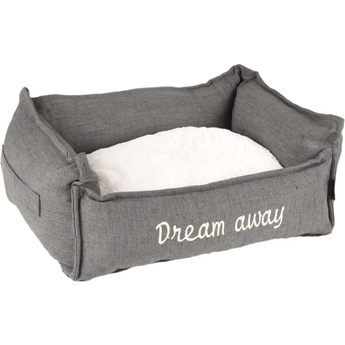 Flamingo Panier Dream Away Rectangulaire Fermeture Eclair Gris 50x40x20cm 1 Flamingo Panier Dream Away Rectangulaire Fermeture Eclair Gris 50x40x20cm