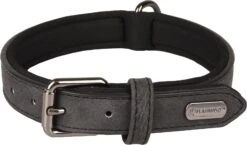 Flamingo Collier Delu Noir 31/39cm 20mm