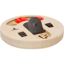 Flamingo Jouet Chien Wooden Brain Train Helios-23cm