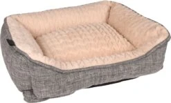 Flamingo Panier Pour Chien Zupo Rectangulaire Gris 50x40x16cm