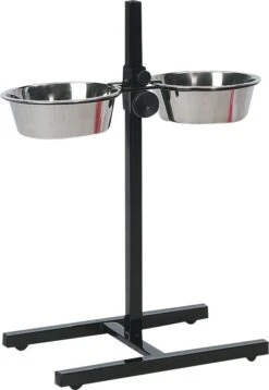 Flamingo Gamelle Support En H Avec 2 Ecuelles Otis 2x25cm 2,5l