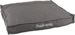 Flamingo Coussin Dream Away Rectangulaire+rebord+fermeture Eclair Gris 80x60x10cm