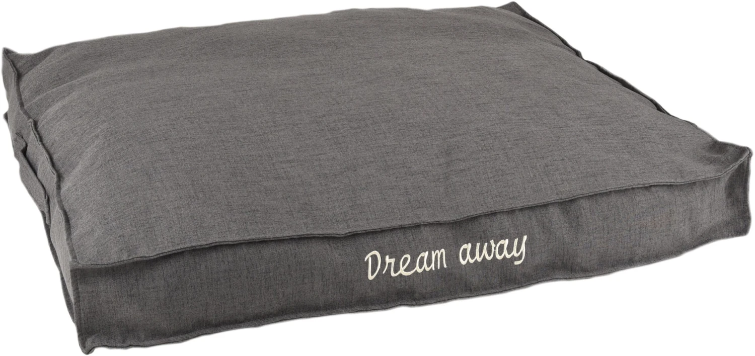 Flamingo Coussin Dream Away Rectangulaire+rebord+fermeture Eclair Gris 80x60x10cm 1 Flamingo Coussin Dream Away Rectangulaire+rebord+fermeture Eclair Gris 80x60x10cm
