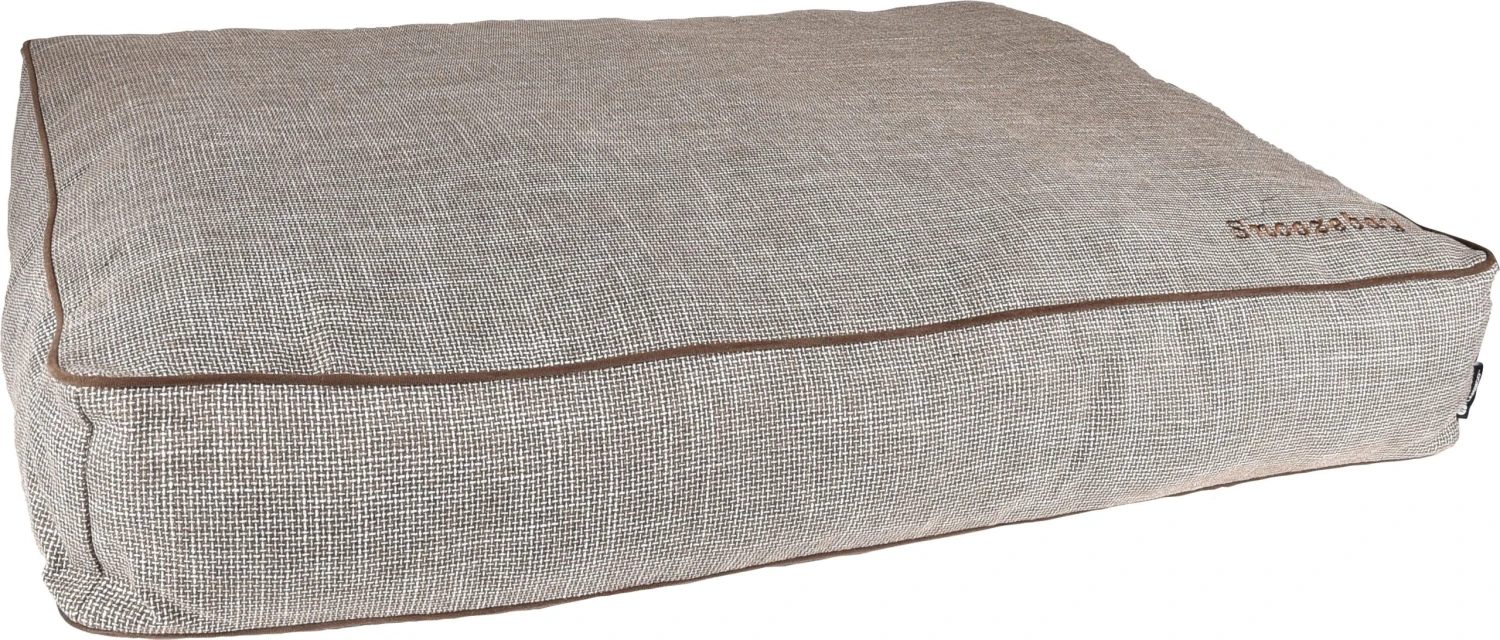 Flamingo Coussin Snoozebay Rectangulaire Fermeture Eclair+rebord Brun 100x70x16cm 1 Flamingo Coussin Snoozebay Rectangulaire Fermeture Eclair+rebord Brun 100x70x16cm