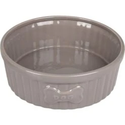 Flamingo Gamelle Chien Mabel Céramique Taupe 20,5cm 1510ml