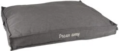 Flamingo 23 Flamingo Coussin Dream Away Rectangulaire+rebord+fermeture Eclair Gris 100x70x12cm