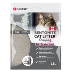 Flamingo Litière Pour Chats Poudre Bébé 15kg