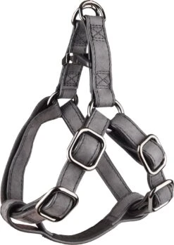 Flamingo Harnais Step&go Delu Noir 35-50cm 15mm