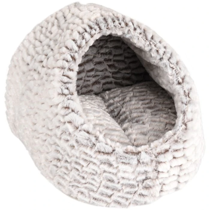 Flamingo Panier Snoozzy Igloo Gris/noir 40x40x20cm 1 Flamingo Panier Snoozzy Igloo Gris/noir 40x40x20cm