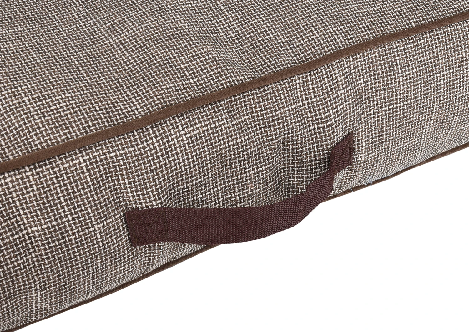 Flamingo Coussin Snoozebay Rectangulaire Fermeture Eclair+rebord Brun 100x70x16cm 4 Flamingo Coussin Snoozebay Rectangulaire Fermeture Eclair+rebord Brun 100x70x16cm – Image 4