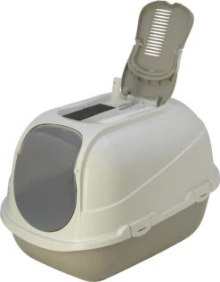 Flamingo Bac à Litière Hera Gris XL 49x66x46cm -Flamingo c1743b85e8e0255ed165bcf12640f9fbe9a4a4831526ce8a36a63b27dda3c413