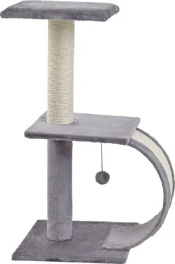 Flamingo Grattoir La Sella Gris 38x38x75cm