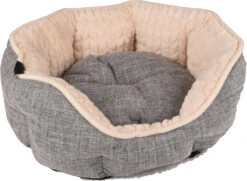 Flamingo Panier Pour Chien Zupo Octogonal Gris 45x40x15cm -Flamingo c80dc71a52f359a1d6ffa8f951e9a85faa6632c67fa18ec840687921fbb15ab6