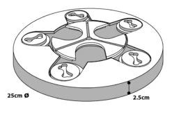 Flamingo Jouet Chien Wooden Brain Train Athena-25cm -Flamingo e0260046080f7342ff2b92e5b93530d859651a545b9631bf8e9fd0d866cf72ea