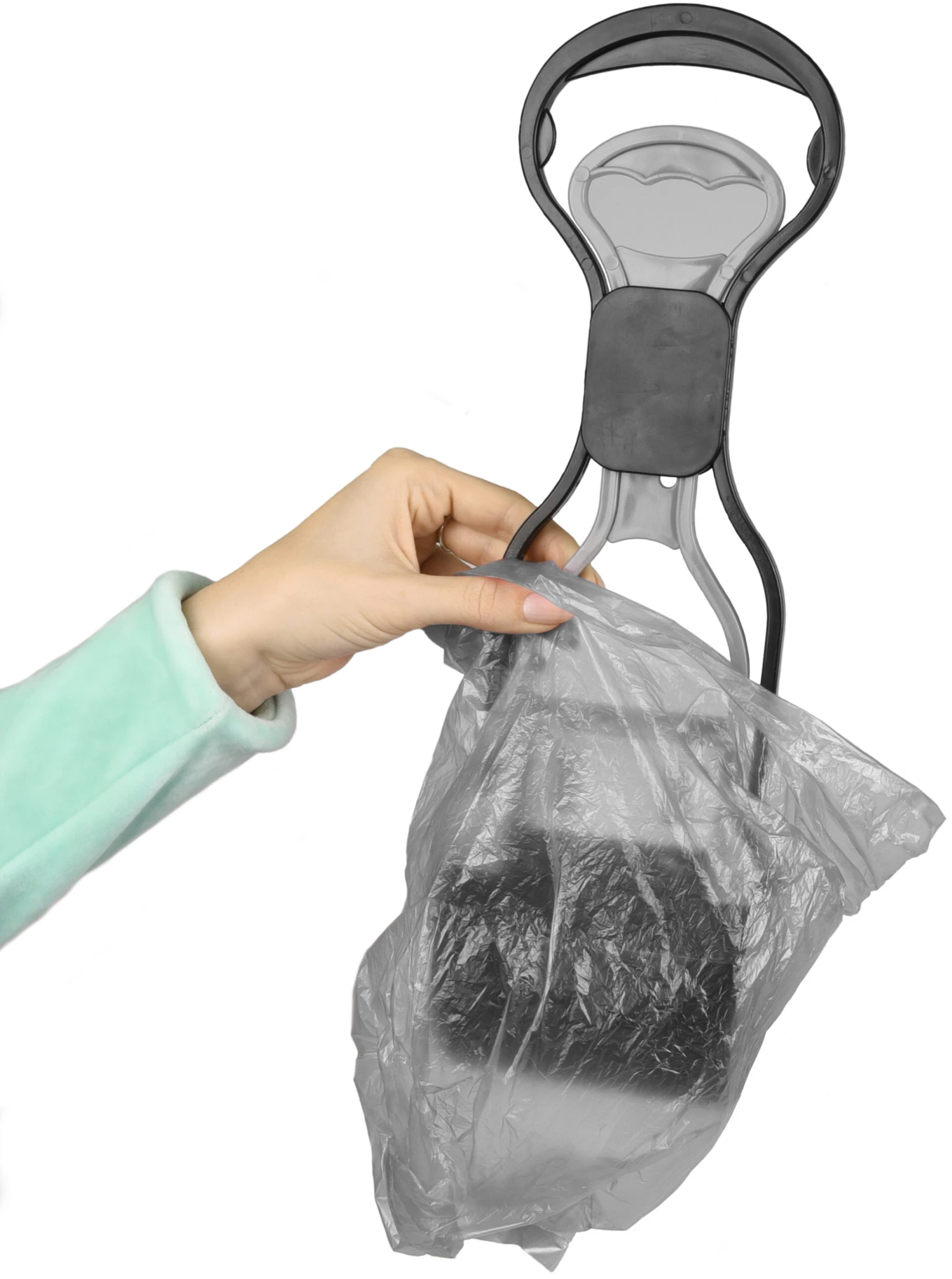 Flamingo Pelle Ramasse-crottes Easy Scoop Noir/gris L 15x12,5x61,5cm 3 Flamingo Pelle Ramasse-crottes Easy Scoop Noir/gris L 15x12,5x61,5cm – Image 3