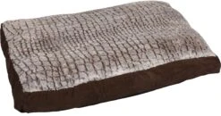 Flamingo Coussin Snoozzy Rectangulaire Fermeture Eclair Brun 100x65x12cm