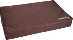 Flamingo Coussin Dreambay Rectangulaire+fermeture Eclair+rebord Brun 100x65x16cm