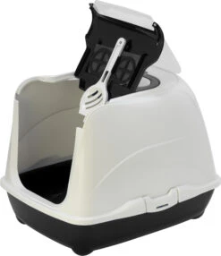 Flamingo Bac à Litière Loki Noir M 38x50x37cm -Flamingo e95c44dc1684e2d7674e3f0bb71eccf244d6b4510fa42b114506bfc1a25102ea