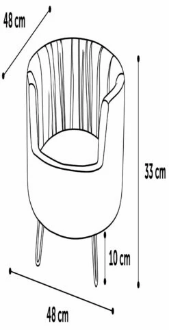 Flamingo Sofa Vivi Bleu Pétrole 48x48x33cm -Flamingo f65c11f211c8f67359c3db958c94dbabe0fd17884cb9e0feebb924cbd4490867