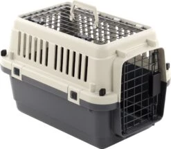 Flamingo Cage De Transport Neto Gris Xs 33x50x33cm