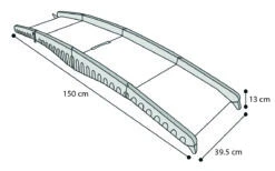 Flamingo Rampe Chien Pliante En Plastique 150x39,5x13 -Flamingo fc208e60d2dd2ef1c6968397337d90bc2c1ba5d2e302ad4d9c5ff88c3a1ffc85