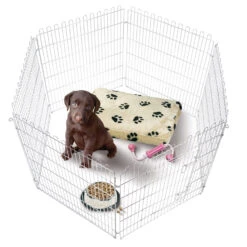 Flamingo Cage Pour Chiots 160cm Dia./100 Cm High -Flamingo fcb419da187ad8bf071f8a6b1f2dfa955aab21093748a835d3b47c5784af1e9b 1