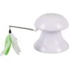 Flamingo Jouet Chat Laser Avec Plumes 2in1
