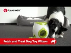 Flamingo Jouet Chien Wilson Jouet Automatique De Balle Et Friandises Interactif+ Balle De Tennis 18cm 13 Flamingo Jouet Chien Wilson Jouet Automatique De Balle Et Friandises Interactif+ Balle De Tennis 18cm -Flamingo hqdefault 3